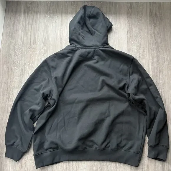 Carhartt Men's Rain Defender Hoodie Loose Fit Black Pullover Workwear Size 2XL - Picture 8 of 8